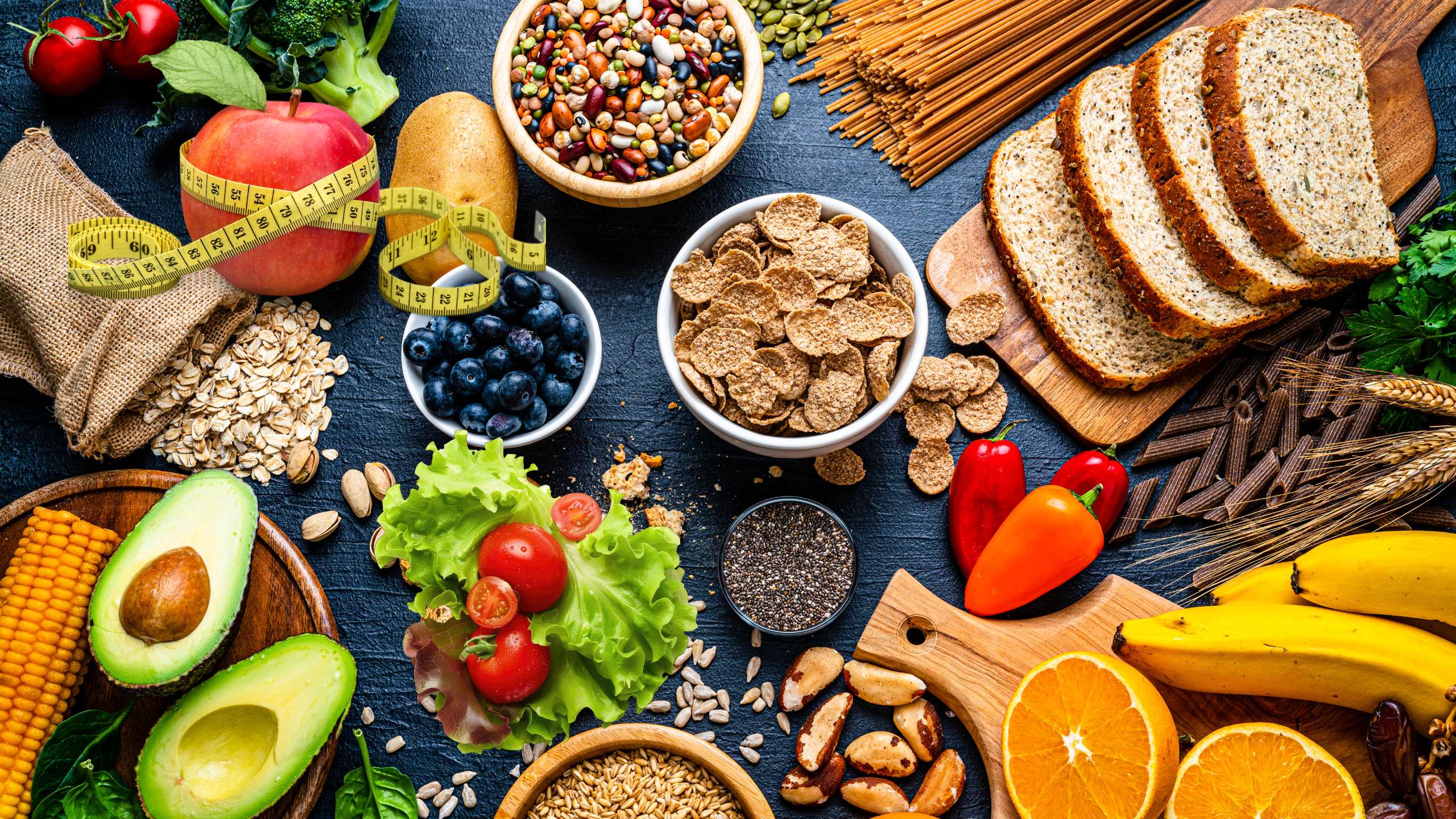 Kost med mycket fibrer